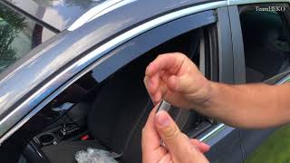 How to install wind deflectors TeamHEKO [upl. by Saixela]