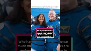 Why has Sunita Williams lost so much weight that her cheeks are sunken incelebrity sunitawilliams [upl. by Baum]