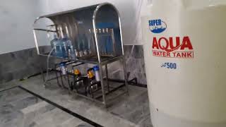 Aqua Care Technology Installled 2 t0n Mineral water plant for a corporate client [upl. by Sela597]