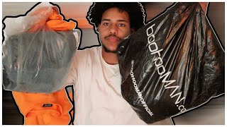 BOOHOOMAN CLOTHING TRY ON HAUL finally found jeans🫣 [upl. by Lonnard]