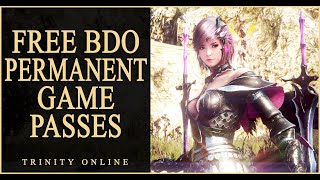 FREE Black Desert Permanent Game Pass Account 2021 How to get these passes for SEA Server Sept 512 [upl. by Llesirg]