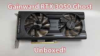 Gainward RTX 3050 Ghost  Unbox OC and mining estimates [upl. by Otrebla]