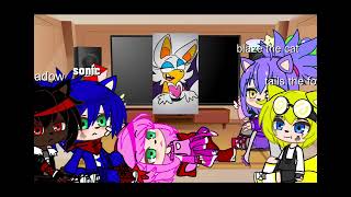 Sonic and his friends react to madnessmars Sonic funny videos 😂😂 [upl. by Buderus]