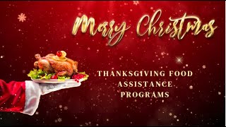 Thanksgiving Food Assistance Programs [upl. by Zinah]