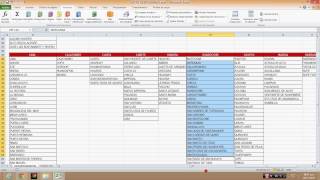 Listas Desplegables en Excel de Tablas de Ubigeo Sunat o Reniec [upl. by Sanfo210]