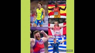 The nominees for World Athletics Male Field Athlete of the Year🇸🇪 Mondo Duplantis🇺🇸Ryan Crouser [upl. by Oleta571]