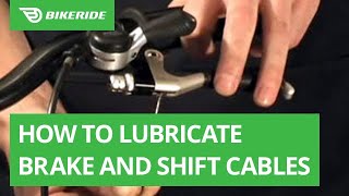 How to Lubricate Brake and Shift Cables [upl. by Ahsiekyt]