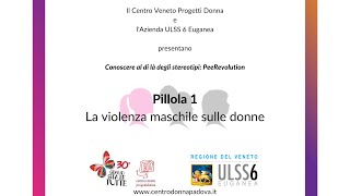 PeeRevolution  Pillola 1 La violenza maschile sulle donne [upl. by Leik]