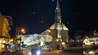 4K  Centro de Gramado RS  Natal Luz  Janeiro de 2024 [upl. by Niatsirhc589]