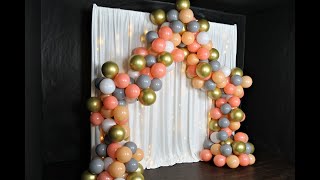 Balloon Garland Review  DIY  How To  Tutorial  GIVEAWAY CLOSED [upl. by Paapanen]