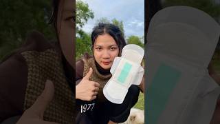 Sanitary pads is the best for use in forest lifehacks camping [upl. by Ydnys]