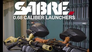 SABRE 68 Caliber Less Lethal Launchers amp Projectiles from CMC Government Supply [upl. by Annayat]