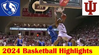 Eastern Illinois vs 17 Indiana Basketball Game Highlights 11 10 2024 [upl. by Notnroht378]