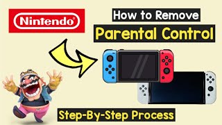 Turn Off amp Remove Parental Control Nintendo Switch  Turn Off Supervised Nintendo Switch [upl. by Ausoj374]