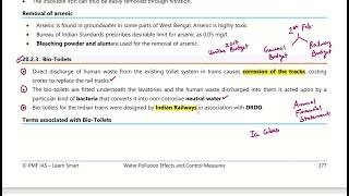 PMF IAS Ecology and Environment Chapter 20 Water Pollution and Effects Class 9 [upl. by Ecirahc467]