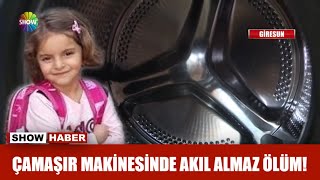 Çamaşır makinesinde akılalmaz ölüm [upl. by Marys]