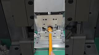 Hydraulic Cable Crimping Machine Process Good tools and machinery make work simple [upl. by Razec]