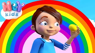 Culorile 🌈 Cantecul culorilor  Desene animate educative pentru copii  HeyKids [upl. by Raine]