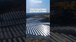 TYPES OF SOLAR PANELS solarenergy [upl. by Chew]