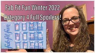 FabFitFun Winter 2022 Category 4 Spoilers [upl. by Tijnar]