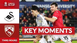 Swansea City v Morecambe  Key Moments  Third Round  Emirates FA Cup 202324 [upl. by Remle]