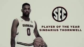 Sindarius Thornwell SEC Player of the Year [upl. by Samson]