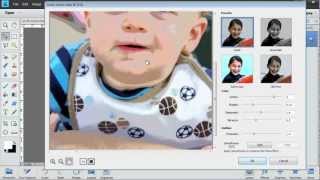 Photoshop Elements 11 Comic Filter [upl. by Cailean476]