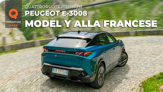 SFIDA A TESLA I PREGI e DIFETTI della PEUGEOT E3008  La Pagella di Quattroruote [upl. by Moazami]