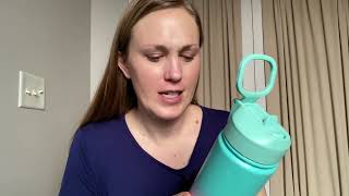 Review of the Gofoam Kids 16oz Water Bottles with Straw Stainless Steel Vacuum Insulated 2pack [upl. by Ares93]