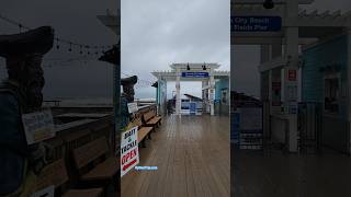 Panama City Beach Russell Fields Pier closed during Hurricane Helene [upl. by Judith]