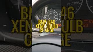 BMW E46 Xenon Bulb Change [upl. by Atteras]