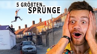 Die 5 größten Sprünge im Parkour  Jan Schlappen reagiert [upl. by Yeneffit]