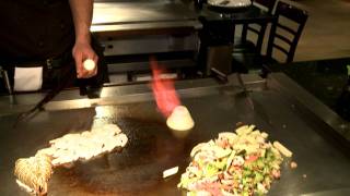 AMAZING Teppanyaki by Master Chef BEST TRICKS [upl. by Schechter701]