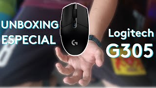 ¿El mejor mouse inalámbrico calidad precio  Unboxing del Logitech G305 Lightspeed [upl. by Ennaharas784]