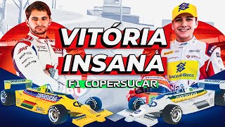 Vitória INSANA de Copersucar F1 Pietro vs Enzo Fittipaldi [upl. by Ziul]