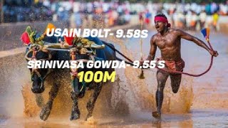 The Indian Buffalo Racer Compared To Usain Bolt  Srinivasa Gowda [upl. by Christmas311]