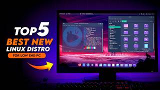 Top 5 Best Linux Distro For Older Laptop And Pc 2024 [upl. by Prebo868]