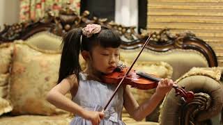 Rieding Violin Concerto in B minor op 35 3rd Mov by Jessica Jeon 5 yrs old [upl. by Huan759]