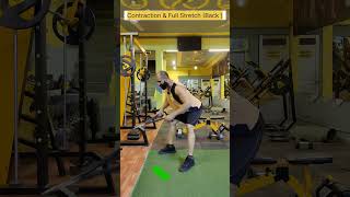 Contraction amp Full Stretch In Back Workout 💪🏻 Back Exercise Tips 🔥 [upl. by Iolanthe177]