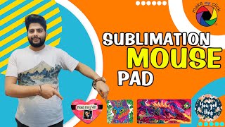 How to make Sublimation Mousepad rubber mousepad mouse pad printing by MakeMyClick [upl. by Sibylle]