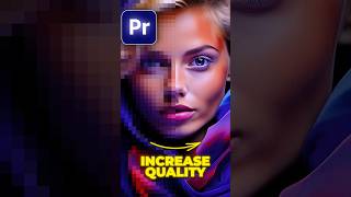 How to INCREASE VIDEO QUALITY in Premiere Pro premierepro [upl. by Danita]