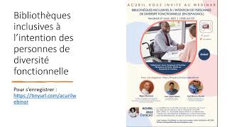 ACURIL Webinar 27 AugustAgostoAout 2021 10ham EST [upl. by Yornoc]