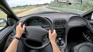 2001 Ford Mustang Bullitt  POV Test Drive Binaural Audio [upl. by Constantina]