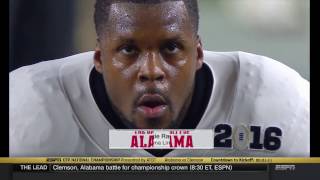 201516 CFP National Championship  2 Alabama vs 1 Clemson HD [upl. by Neltiac]