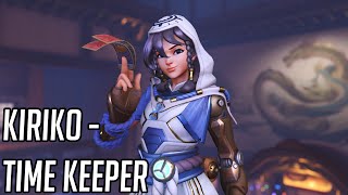 Kiriko quotTime Keeperquot Skin Showcase  Overwatch 2 [upl. by Sansbury]