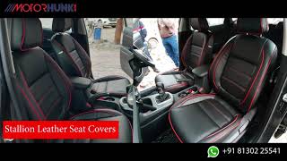 Kia Seltos Modified with Best Interiors Car Accessories  MotorHunk [upl. by Blasien]