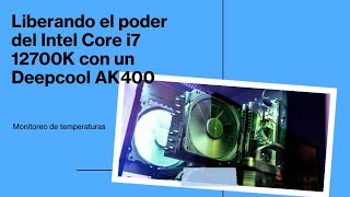 Intel core i7 12700K con Deepcool AK400 Temperaturas y ruido [upl. by Adnirolc]