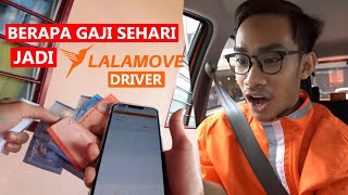 VLOG Masa Terbaik Join Lalamove Driver Sehari Kerja Gaji Dah Masyuk💰 [upl. by Ailuig]