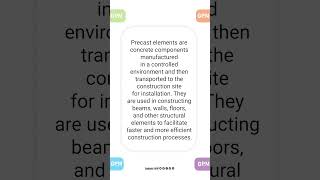 What is a precast element [upl. by Lemaj]