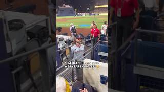 Jesse Winker going at Padres fans 😳 mlb baseball [upl. by Namreh]